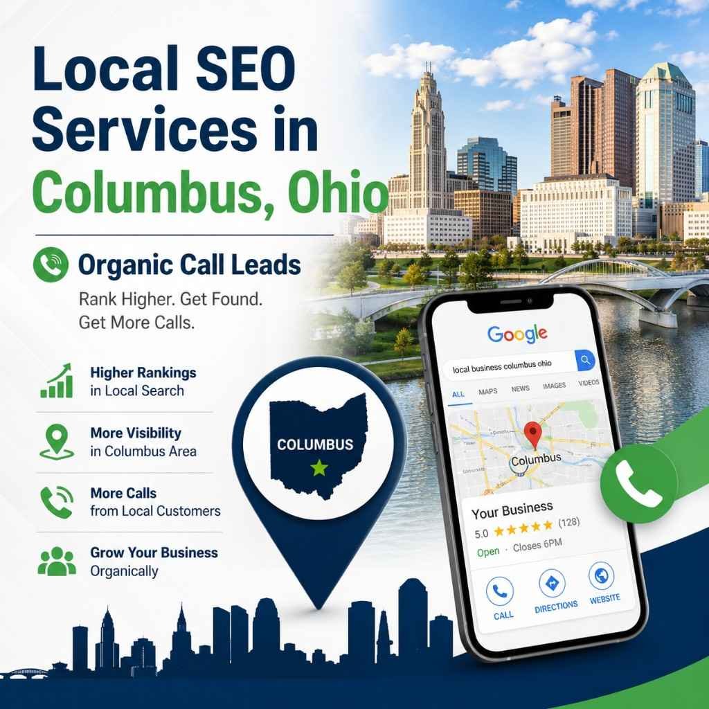 Local SEO Services in Columbus, Ohio for generating organic call leads.
