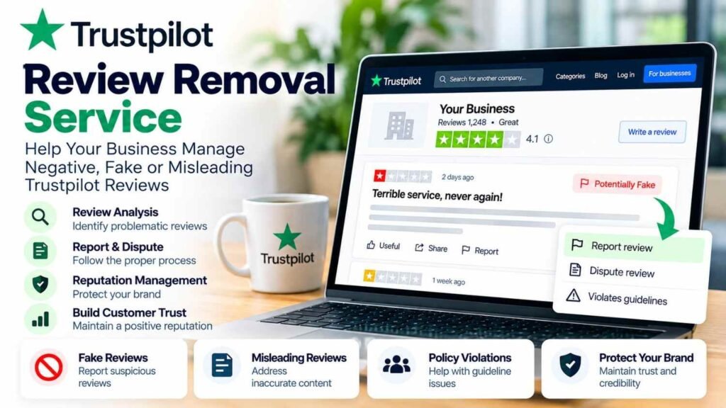 Trustpilot review removal service
